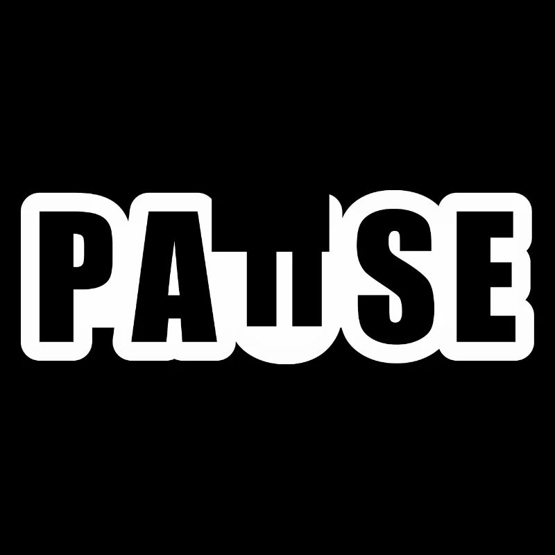 Pause - break - pause button
