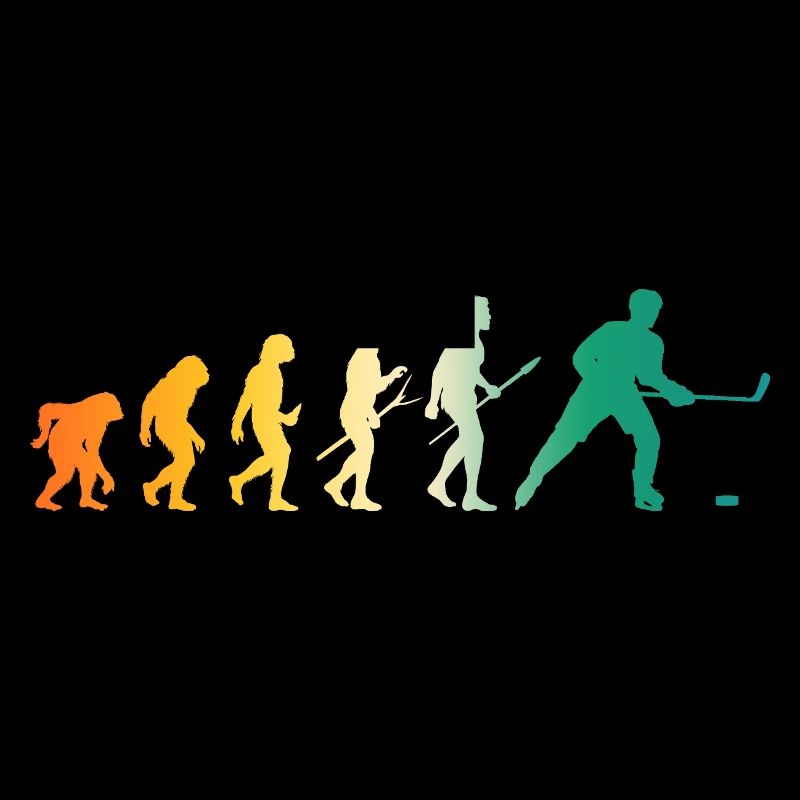 Eishockeyspieler Evolution Eishockey
