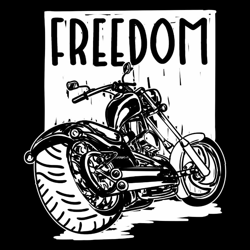Motorcycle motorbikes biker wild freedom statement