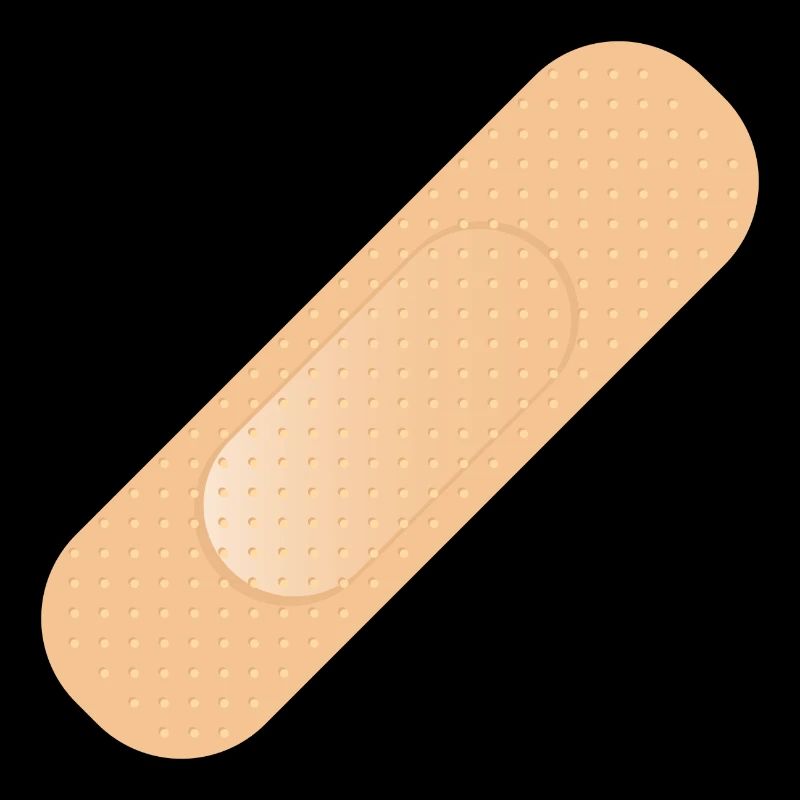 simple sticking plaster as a design element