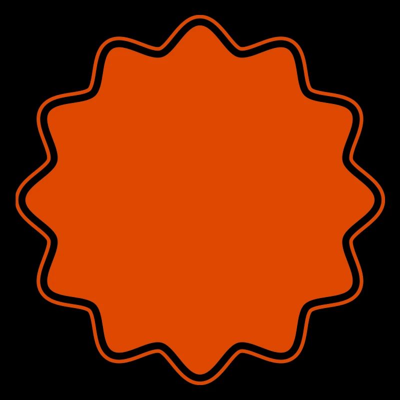 Emblem | Form | Stern runde Ecken (Vectorgraphic)