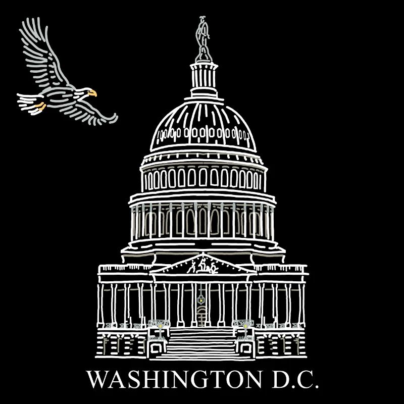 Washington D.C., Structure du Capitole, Pygargue à tête blanche