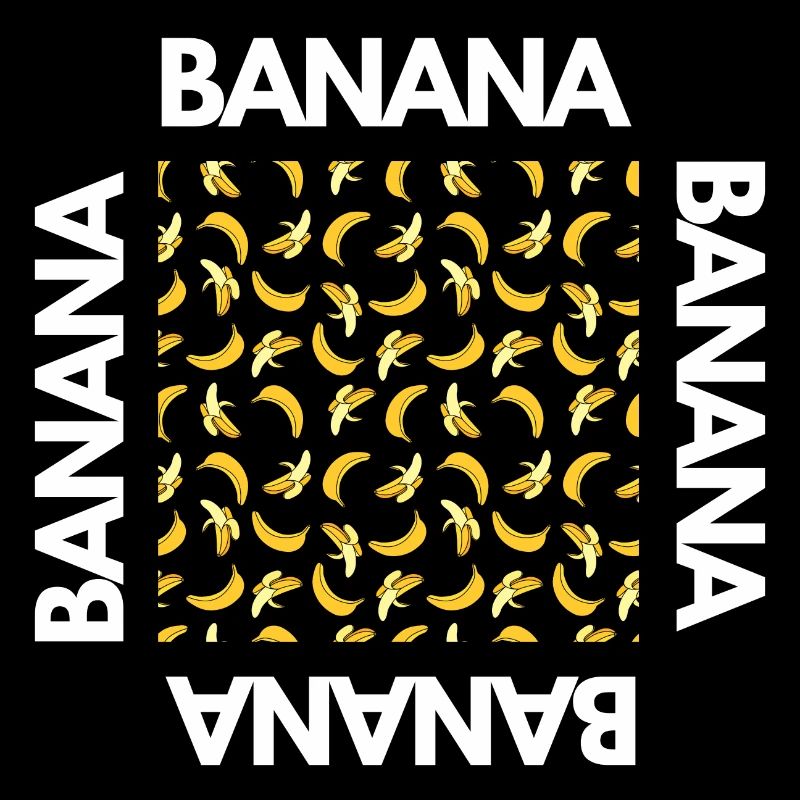 Bananenmuster Ästhetisches Obst-Modehemd