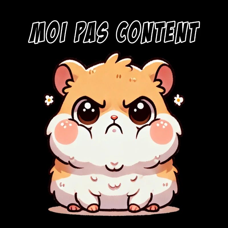 Hamster "Moi pas content"