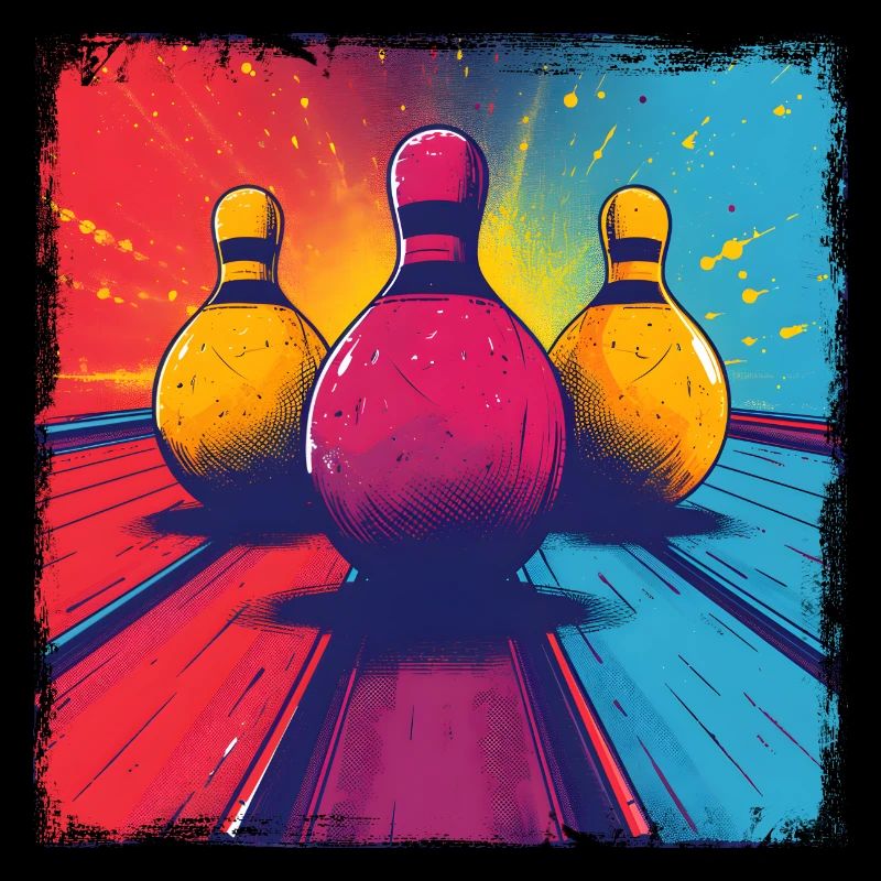 Dessin animé de bowling