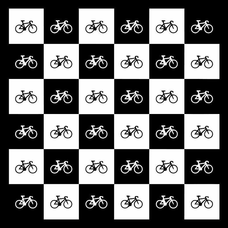 Geometric Bicycle Pattern Design