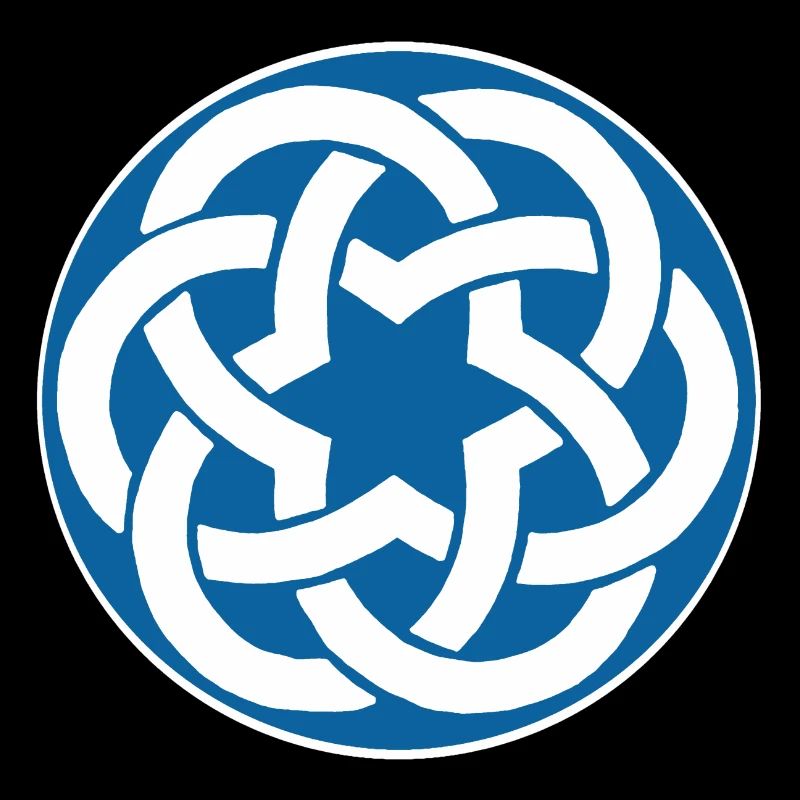 étoile celte bleu