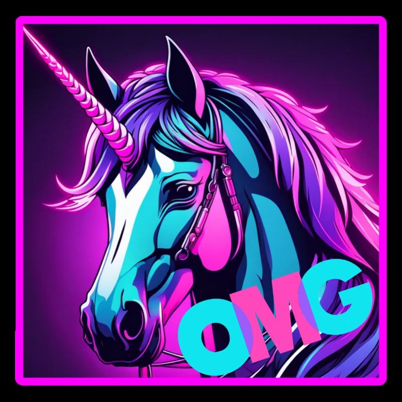 Licorne colorée