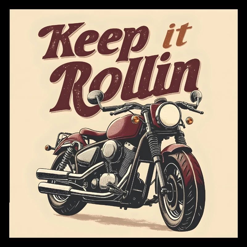 Keep it Rollin’ – Minimalist Typography