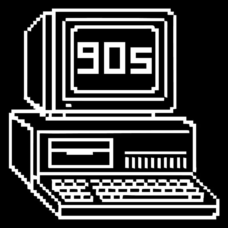 Retro 90s Console Pixel Art