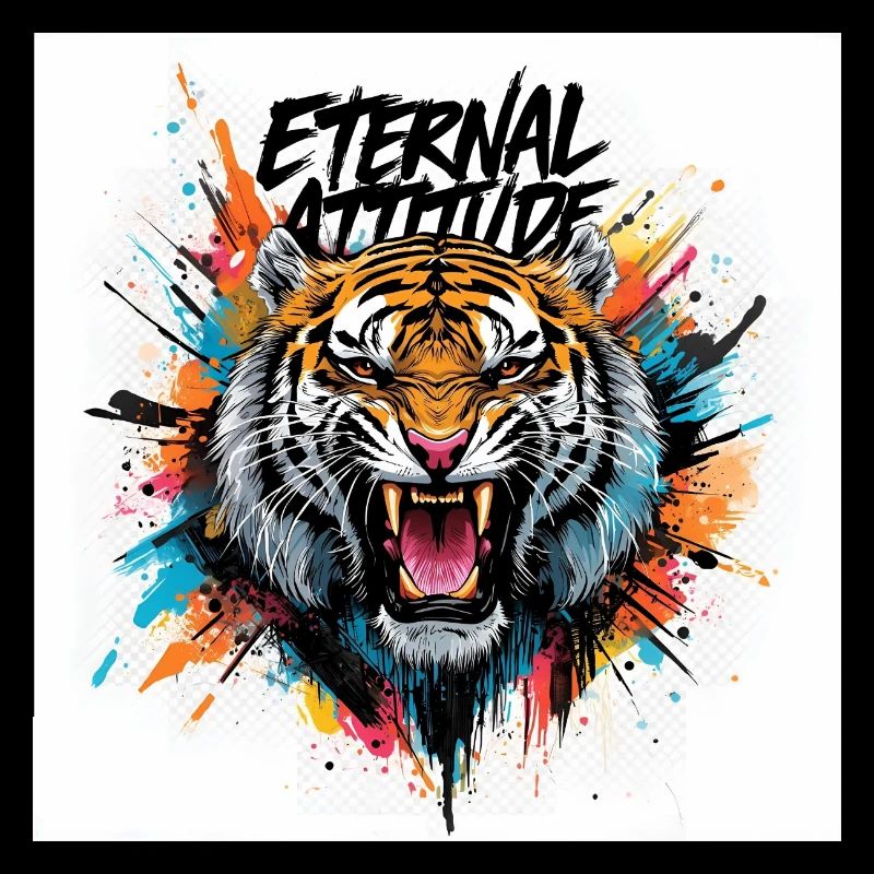 Tigre de l’attitude éternelle