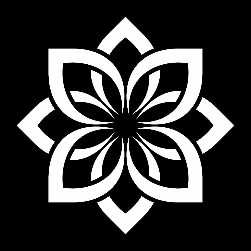Mandala Fleur Blanche Chogan