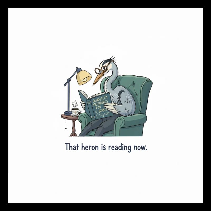 Quantenvogel-Lesen im Sessel