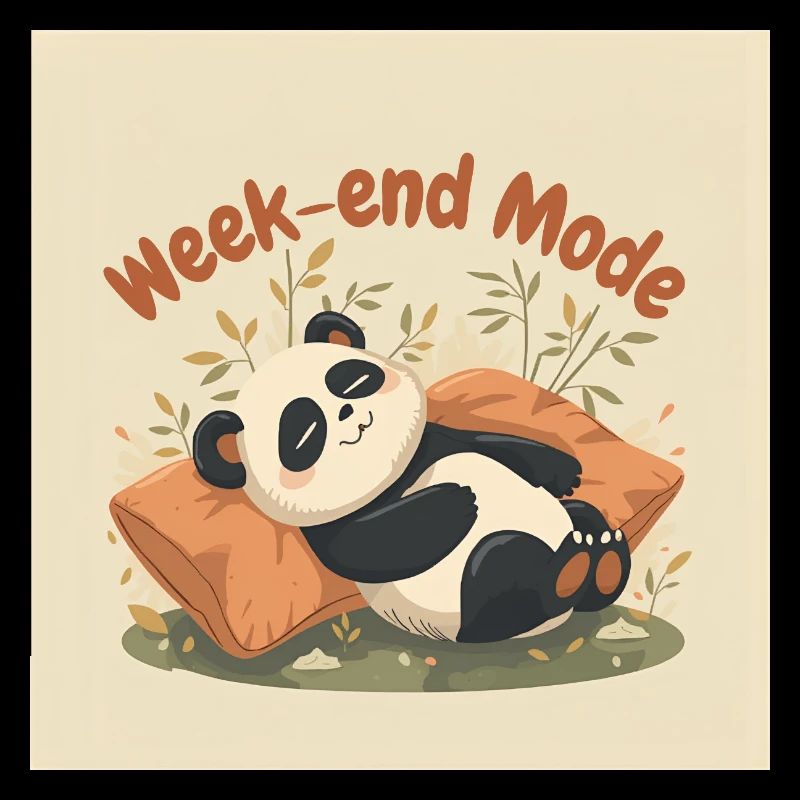 Panda Week-end Mode Relax