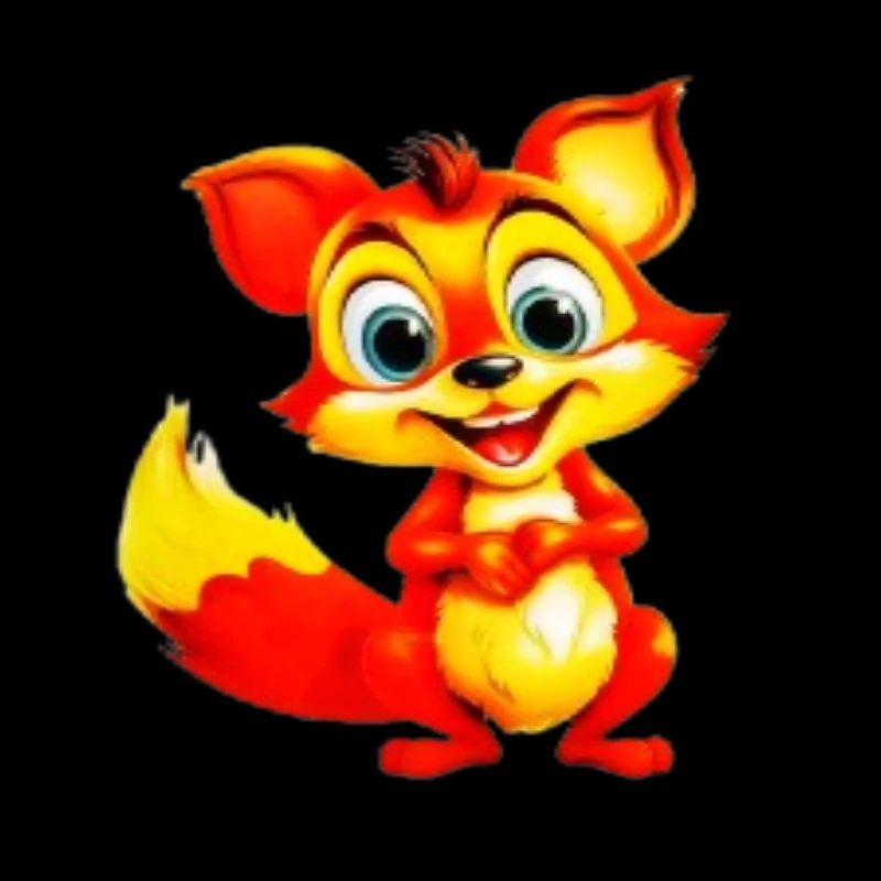 Charme Toon Renard Ardent