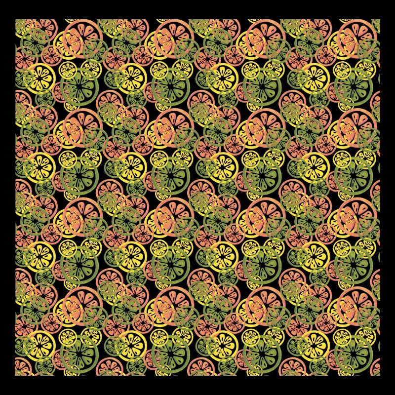 Fruit Lemon Orange Pattern