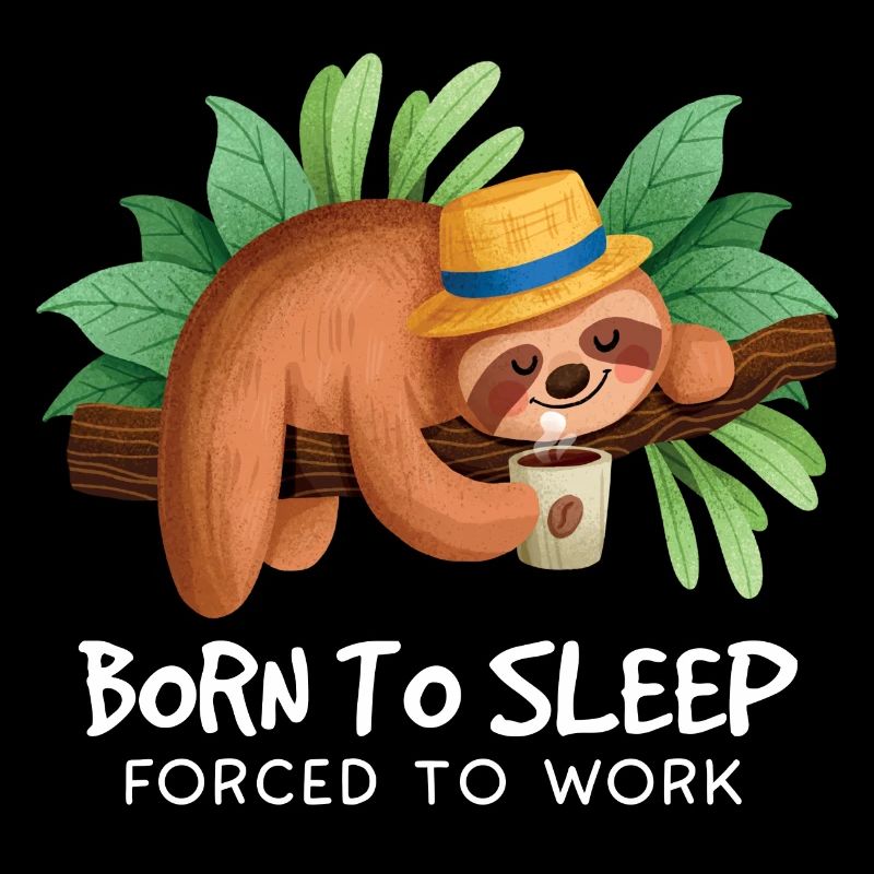 Sleeper on a branch: Born to sleep