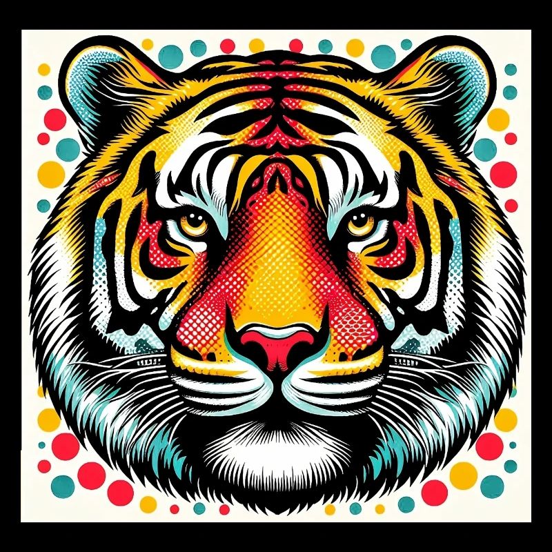 Tiger Pop Art