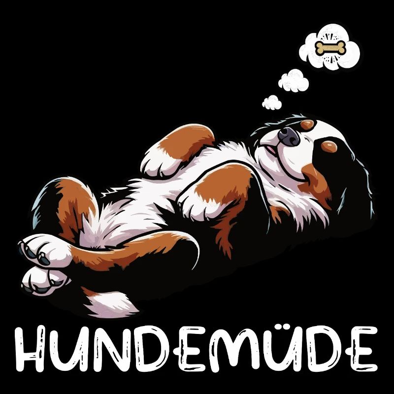 Hundemüde Berner Sennenhund Sennenhunde Berner