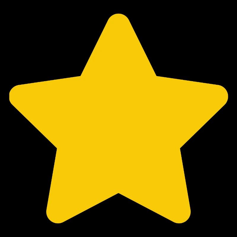 Accent étoile jaune : Simple Star