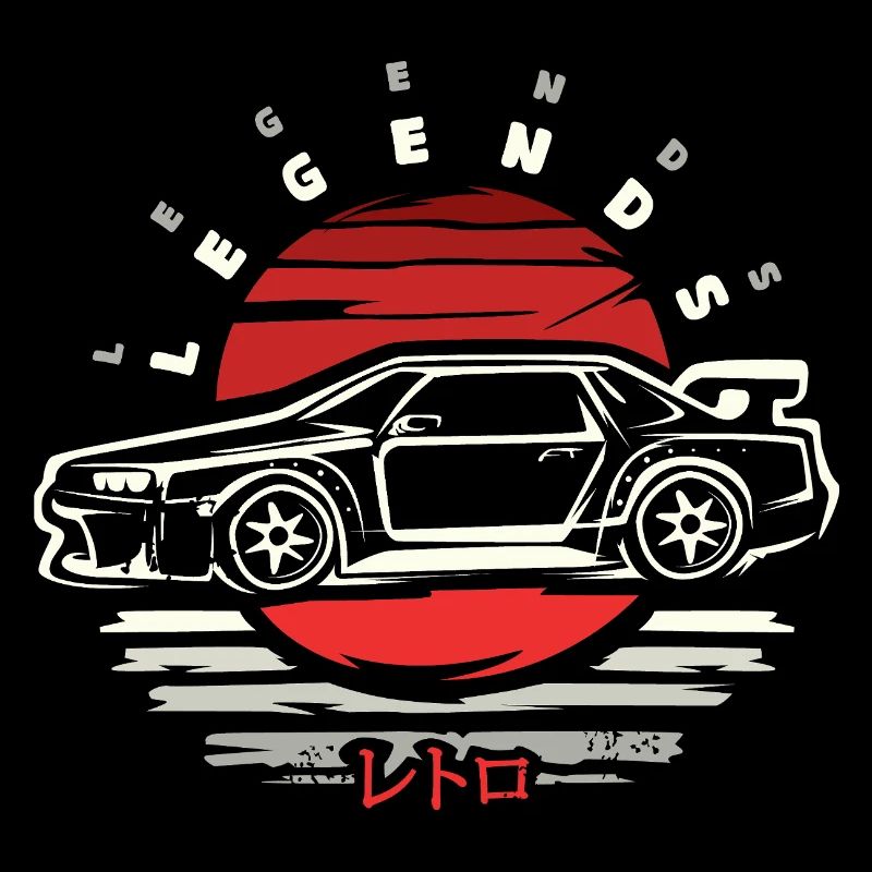 Conception de voiture de tuning japonais – Édition Légendes