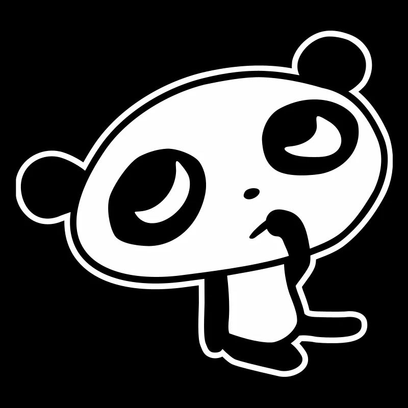 Cute Panda – Kawaii Bear & Bamboo Design