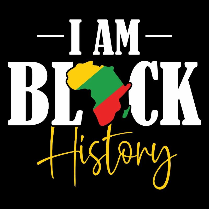I Am Black History Africa Map Afrocentric