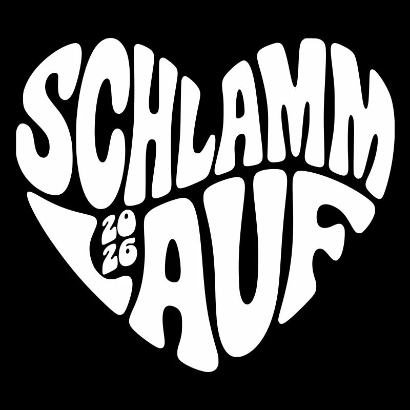 Course de boue 2026 - Forme de cœur - Course de boue 2026