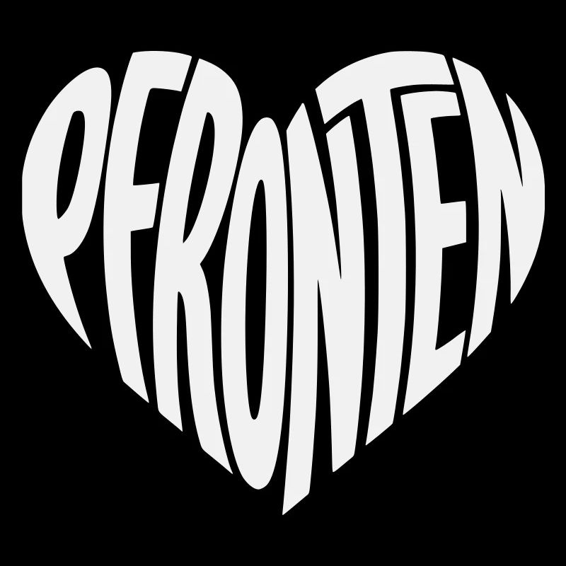 Pfronten Allgäu Herzform Typo