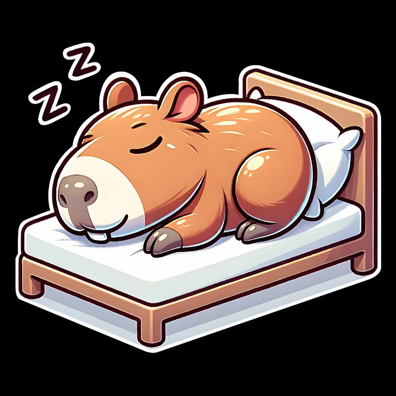 Sleeping Capybara