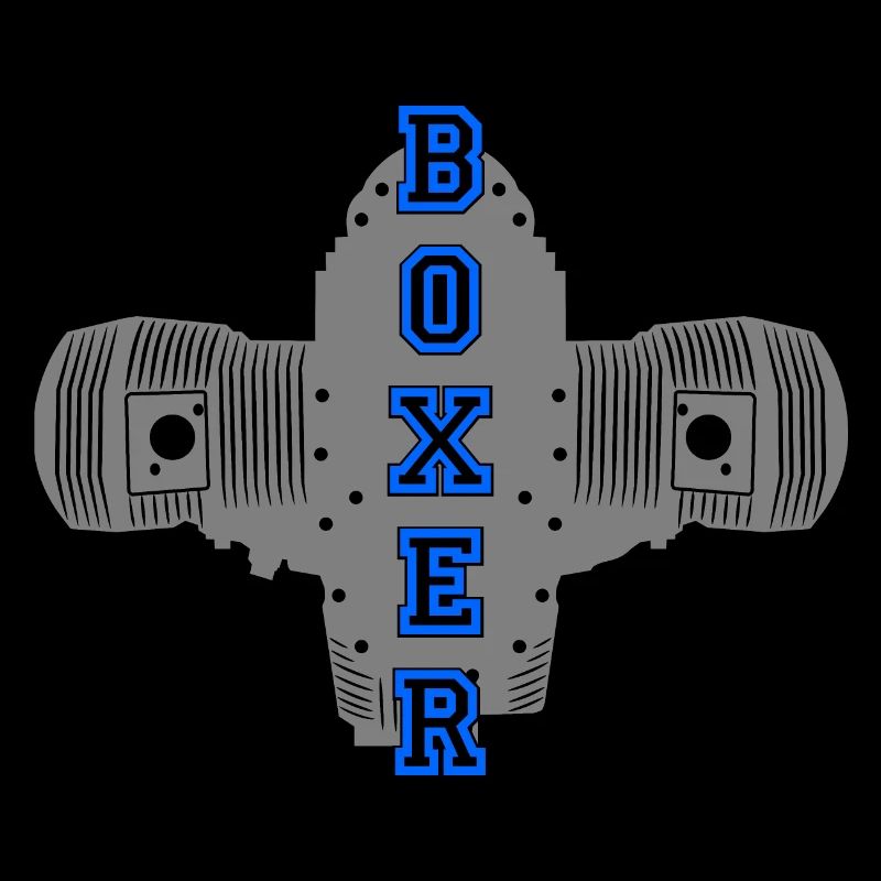 Boxer motor motorcycle motorcyclist biker