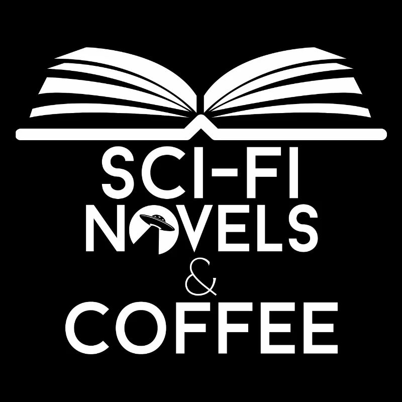 Book Lover Sci-Fi, Romane und Kaffee