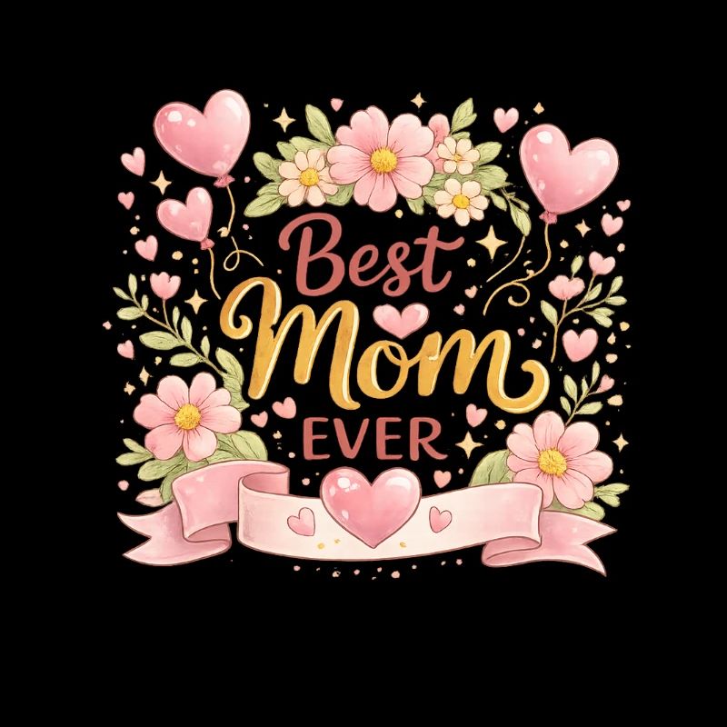Couronne de fleurs de la meilleure maman de tous les temps