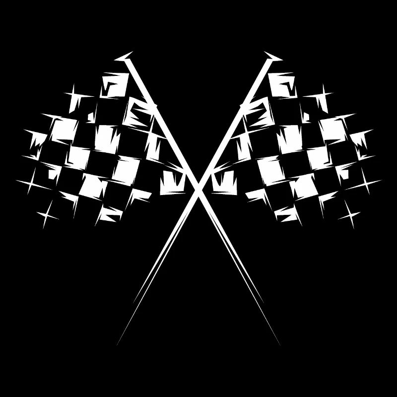 race drapeau de course drapeau de départ symbole d’arrivée Équipe