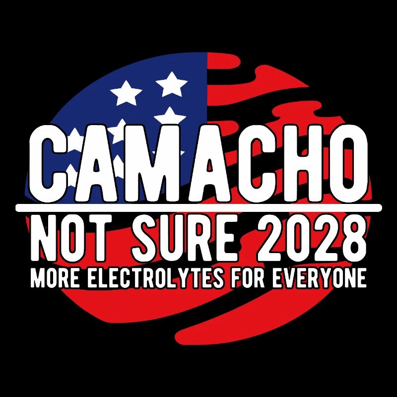 Camacho 2028 Emblem Parody Funny Not Sure