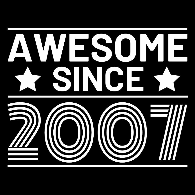 Birthday Retro Awesome since 2007