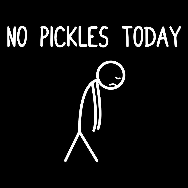 Pas de cornichons aujourd’hui Cornichon de concombre Amateurs de concombre