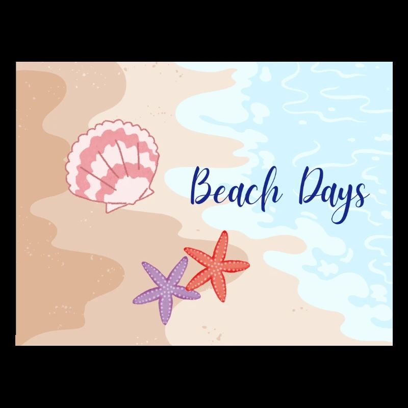 Beach Days Beach Motifs Starfish