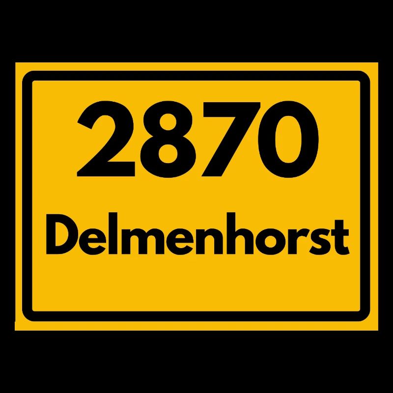 ANCIEN CODE POSTAL RÉTRO 2870 DELMENHORST