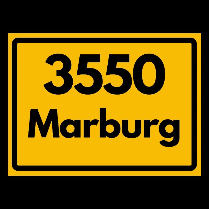OLD POSTCODE ZIP CODE RETRO 3550 MARBURG