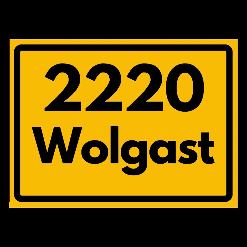 OLD POSTCODE POSTCODE RETRO 2220 WOLGAST HEIMAT