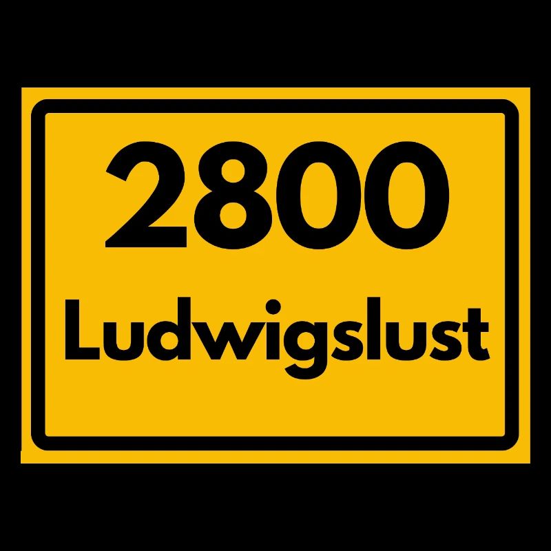 ALTE POSTLEITZAHL PLZ RETRO 2800 LUDWIGSLUST