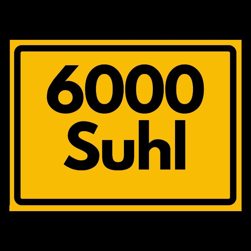 OLD POSTCODE 6000 SUHL HEIMATSTOLZ ORIGINAL