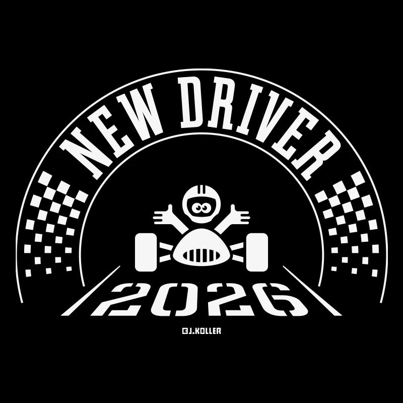 New Driver 2026 (Driving Licence / White)