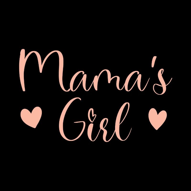 Fille de Maman Script Rose