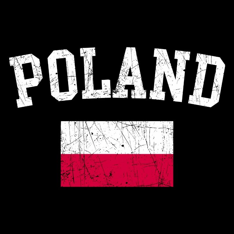 Poland Flag Arch Typography