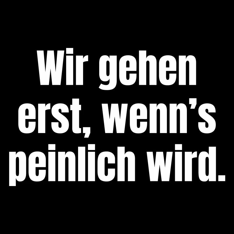 On ne part que quand ça devient embarrassant