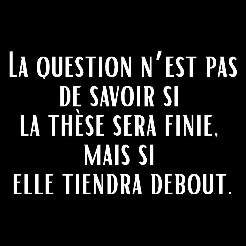 La fin de la thèse