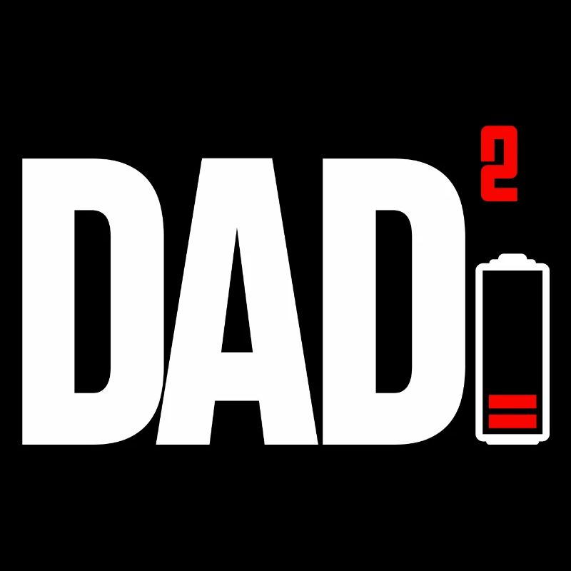 Dad Power Squared Battery Icon