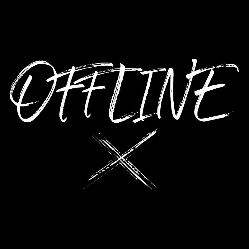 Offline lettering – minimalist design
